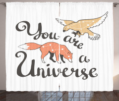 You are a Universe Animals Curtain