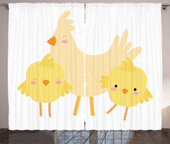 Happy Animals Doodle Curtain