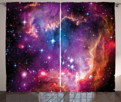 Magellanic Cloud Stars Curtain