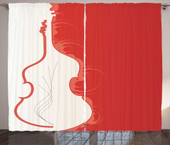 Abstract Music Design Curtain