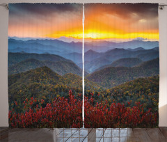 Picturesque Sunset NC Curtain