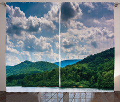 Windmills on Mountain Curtain