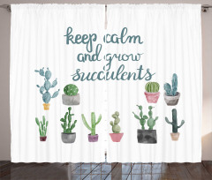 Grow Succulents Plant Pot Curtain