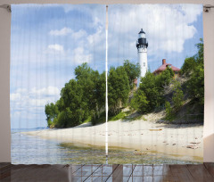 Lighthouse at Beach Curtain