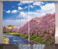 View of River and Clear Sky Curtain