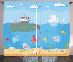 Save the Ocean Awareness Curtain