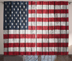Fourth of July Independence Curtain