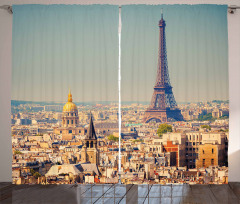 Cityscape of Paris Curtain