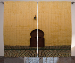 Oriental Design Door Curtain