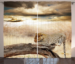 Wild Leopard Curtain