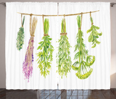 Hanged Beneficial Plants Dry Curtain