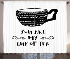 You are My Cup of Tea Curtain