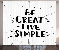 Creative Be Live Simple Curtain