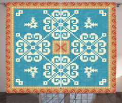 Nordic Style Square Ornament Curtain