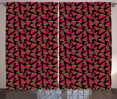 Creative Fruit Slices Curtain