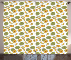 Japanese Melons Curtain