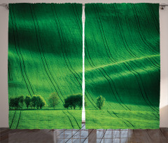 Meadow Fields Hills Curtain