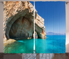 Sea Cave on Zakynthos Curtain