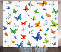 Butterflies Animal Curtain