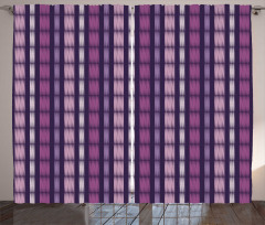 Abstract Stripes Bars Curtain