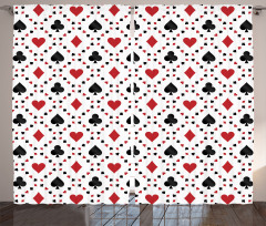 Tourist Poker Cards Curtain