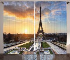 Scenic View Paris Curtain