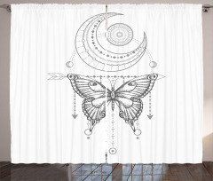 Mystic Dreamcatcher Art Curtain