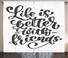 Friendship Love Curtain