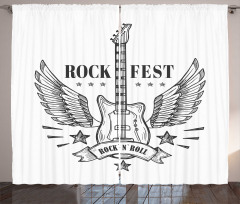 Rock Festival Design Curtain