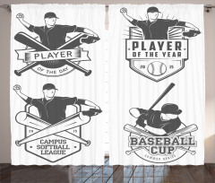Baseball and Softball Curtain