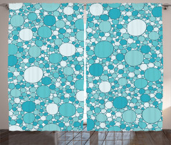Modern Bubbles Pattern Curtain