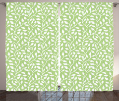 Modern Leaf Pattern Curtain