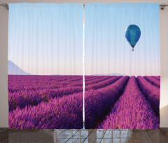 Lavender Field Balloon Curtain