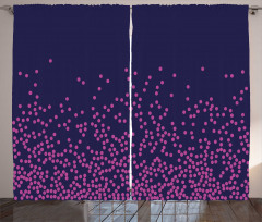 Modern Abstract Dots Curtain