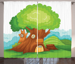 Cartoon Fantasy Home Curtain