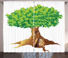 Home in Majestic Trunk Curtain