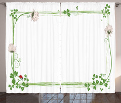 Rectangular Nature Art Frame Curtain