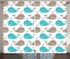 Smiling Fish in Ocean Curtain