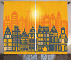 Urban Retro Architecture Curtain