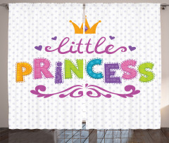 Little Princess Words Curtain