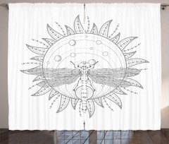 Neutral Sun and Dragonfly Curtain