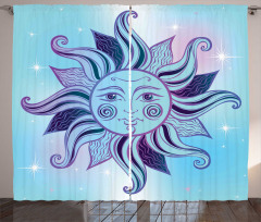 Flourish Sun Face Curtain