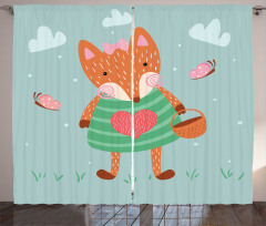 Nursery Animal with Dress Curtain