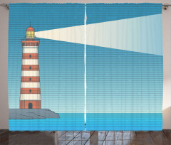 Lighthouse on Sea Curtain