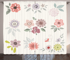 Continuous Flowers Curtain