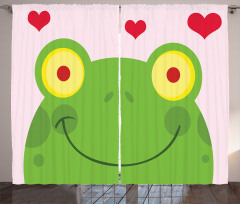 Animal in Love Smiling Curtain