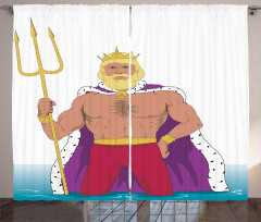 King of the Ocean Drawing Curtain