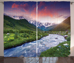 Georgia Caucasus Hills Curtain
