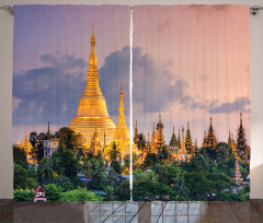 Yangon Myanmar View Curtain