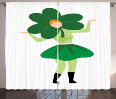 Lucky Clover Hat Curtain